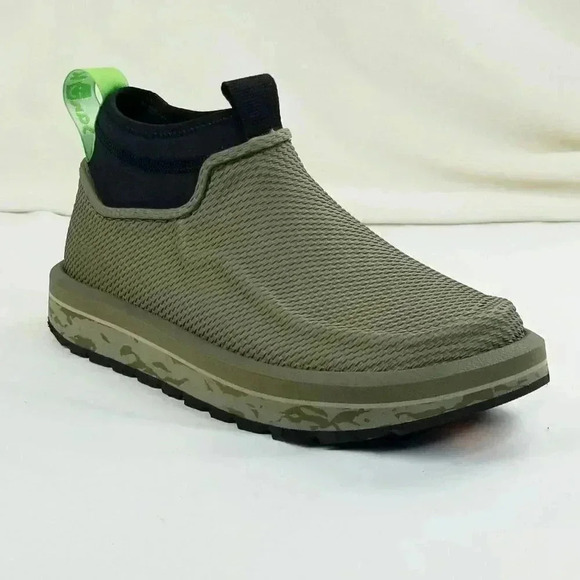 Sanuk Chiba Yulex Pure Camo Green Mens Ankle Boots - Picture 2 of 12